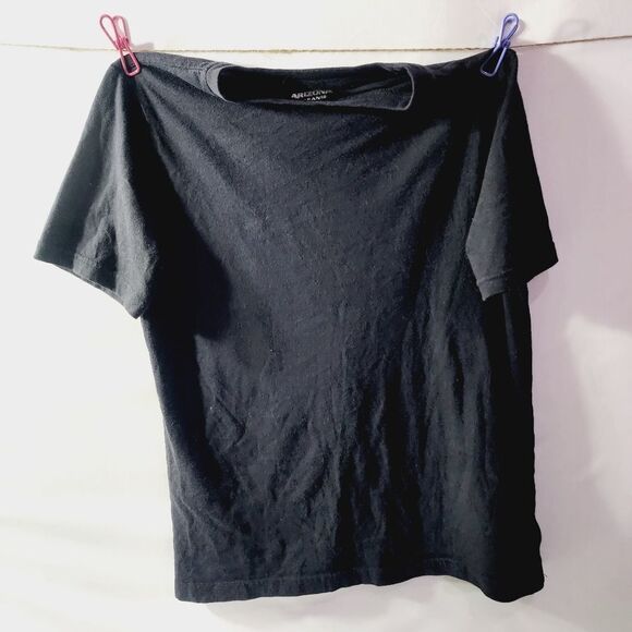 🏖 Boys Plain Black T-Shirt - Picture 1 of 2